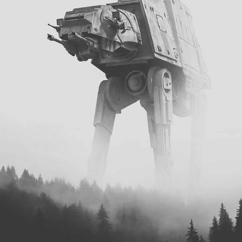 Poster – Star Wars Robots & Sci-Fi Black