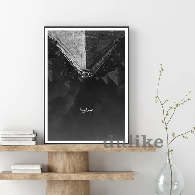 Poster – Star Wars Robots & Sci-Fi Black