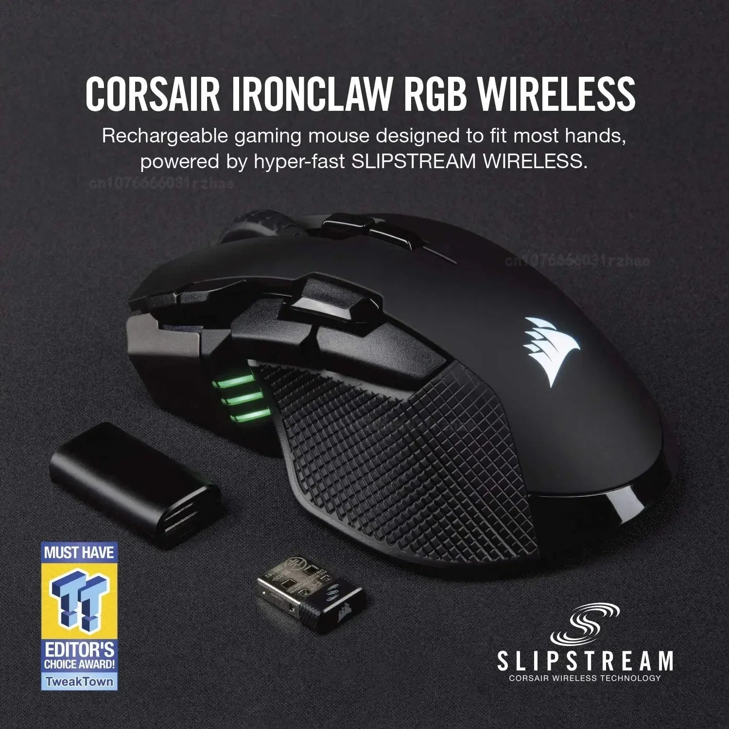 Corsair Ironclaw Wireless RGB Gaming Mouse