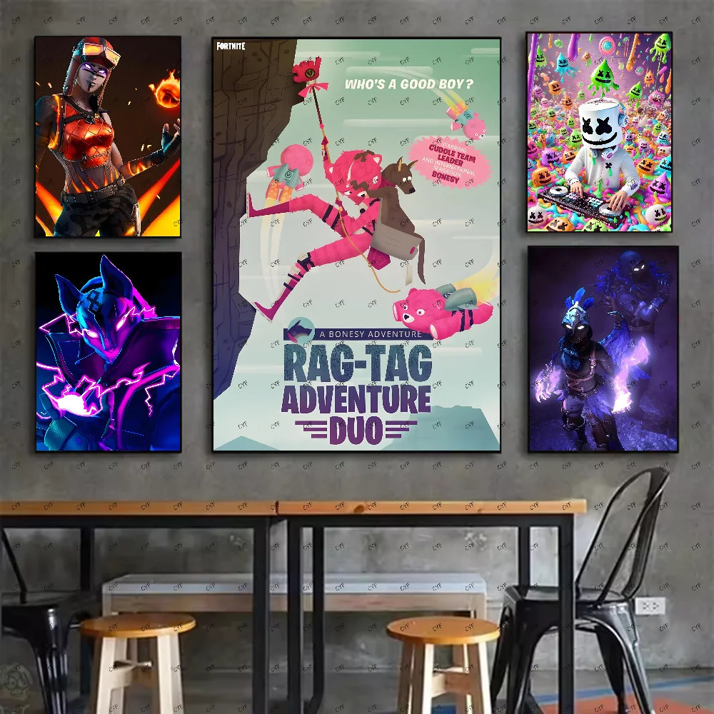 Fortnite Wall Posters – Waterproof