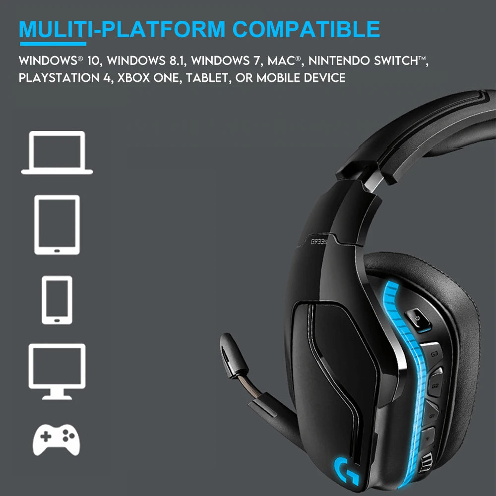 Logitech G933S LIGHTSYNC Wireless Gaming Headset