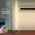 RGB+WW LED Floor Lamp with Remote Control