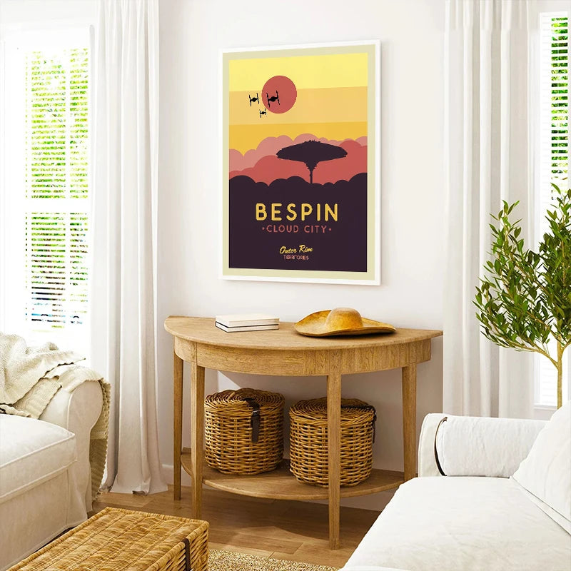 Modern Star Planet Posters – Galaxy Attraction Wall Art