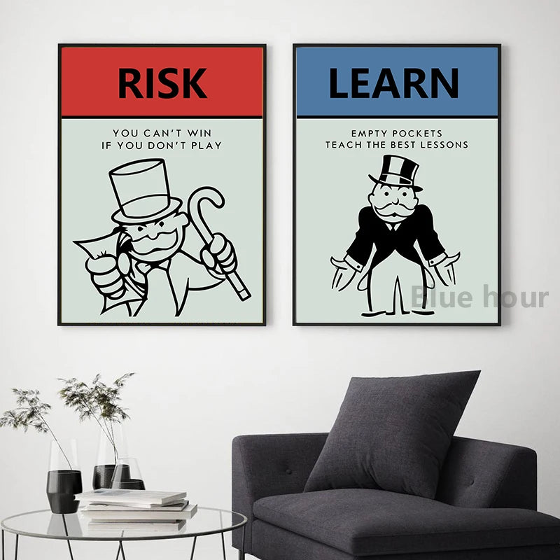 Monopoly Collection Canvas Posters