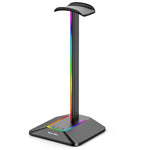 RGB Headphones Stand Holder with 2 USB Ports