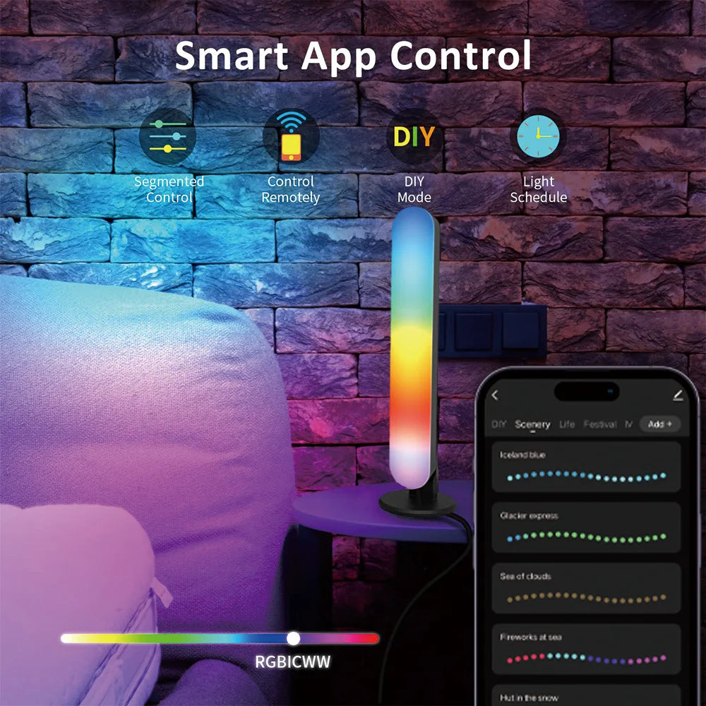 RGB LED Ambient Night Light with Remote Control