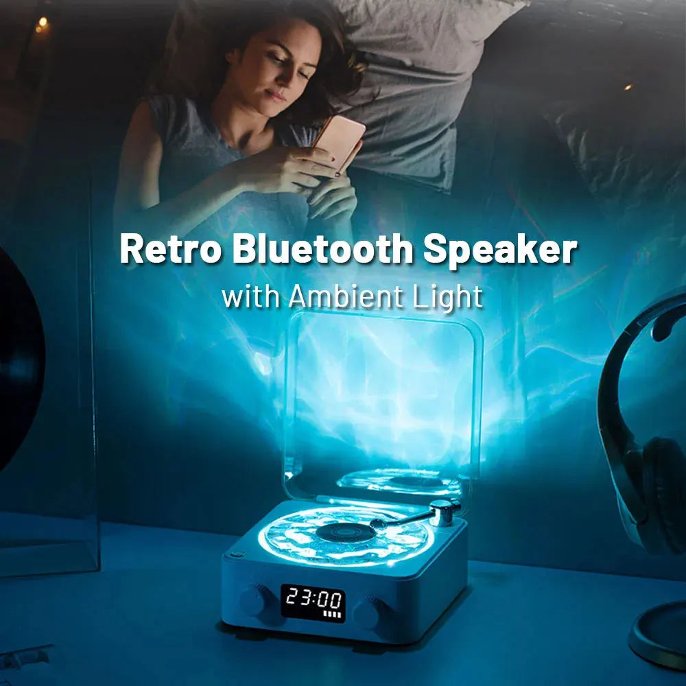 Retro Turntable Speaker Bluetooth