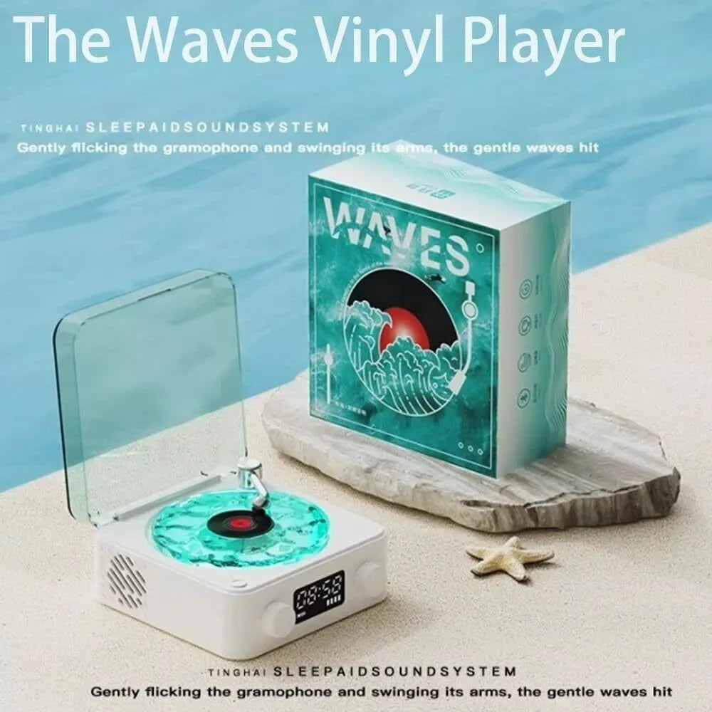 Retro Turntable Speaker Bluetooth