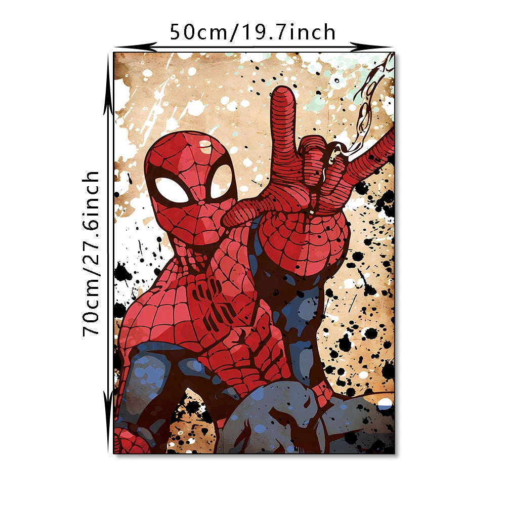 Marvel Posters – Spider-Man, Iron Man, Batman, Hulk Mural